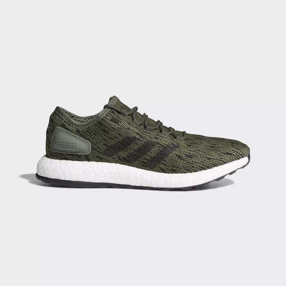 Adidas Pureboost Tenis Para Correr Verdes Para Hombre (MX-97533)
